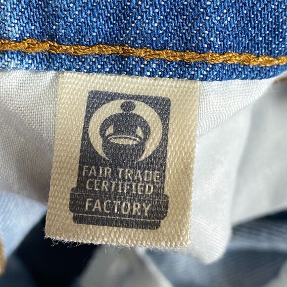 Universal Thread Womens Distressed Blue High Rise 90s Straight Jeans Size 4R - Picture 10 of 11